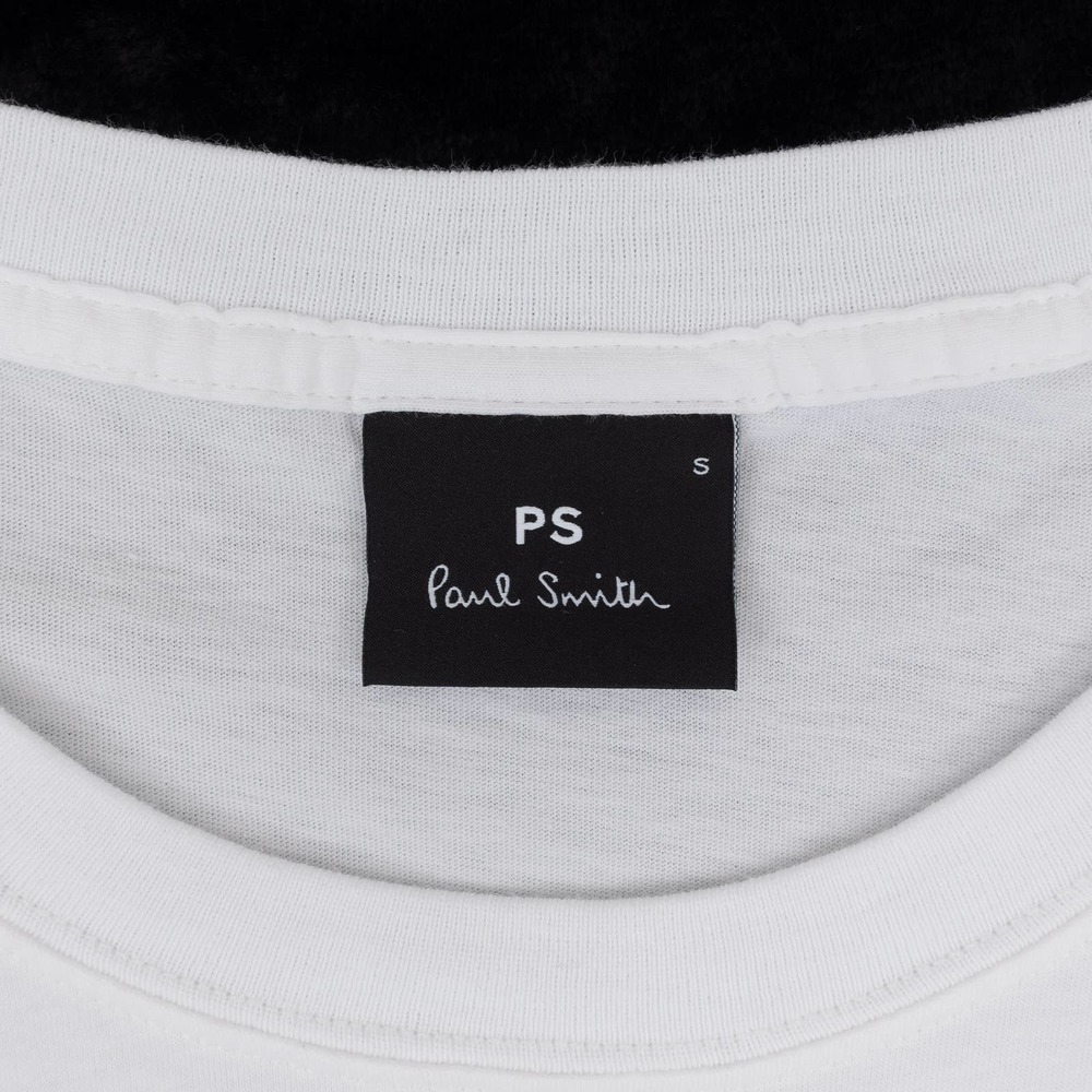 Paul Smith Organic Cotton T-Shirt Men's Small White - Picture 3 of 5